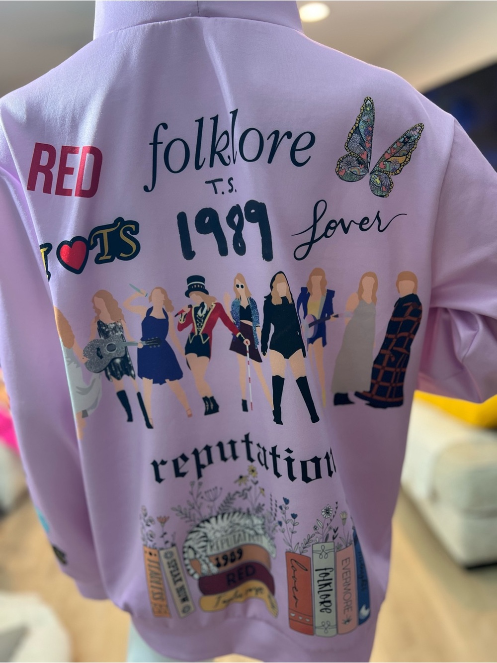 Graphic Hoodie Sweatshirt with Music-Inspired Prints Taylor Swift in her era - Picture 8 of 16